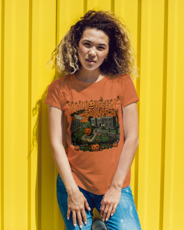 Colectia Halloween - Tricou unisex 100% bumbac colectia Spooky Halloween