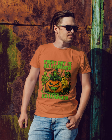 Colectia Halloween - Tricou unisex 100% bumbac colectia Spooky Halloween