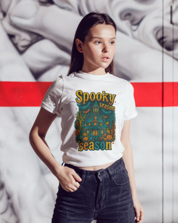 Colectia Halloween - Tricou unisex 100% bumbac colectia Spooky Halloween