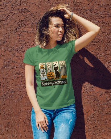 Pentru femei - Tricou unisex 100% bumbac colectia Spooky Halloween