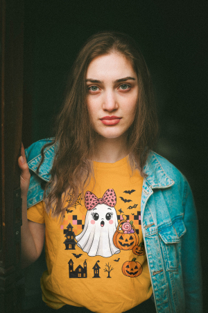 Pentru femei - Tricou unisex 100% bumbac colectia Spooky Halloween
