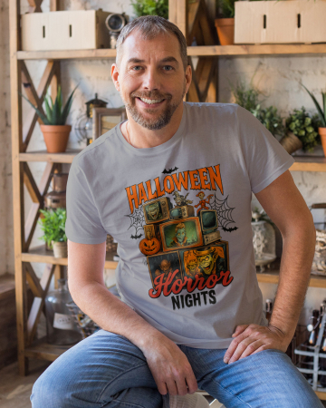 Colectia Halloween - Tricou unisex 100% bumbac colectia Spooky Halloween