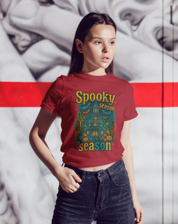 Colectia Halloween - Tricou unisex 100% bumbac colectia Spooky Halloween