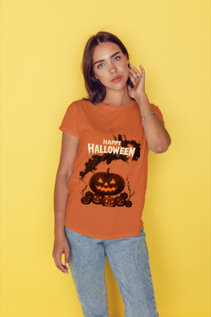 Tricou unisex 100% bumbac colectia Spooky Halloween [1]