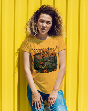 Colectia Halloween - Tricou unisex 100% bumbac colectia Spooky Halloween