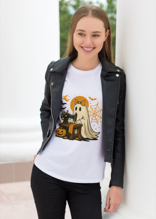 Colectia Halloween - Tricou unisex 100% bumbac colectia Spooky Halloween