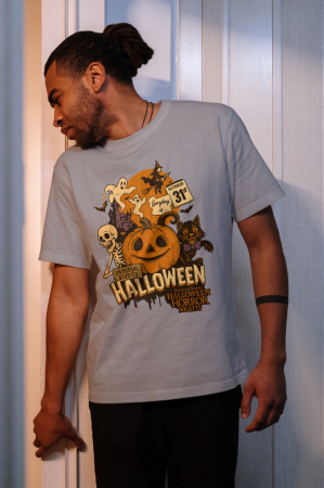Colectia Halloween - Tricou unisex 100% bumbac colectia Spooky Halloween