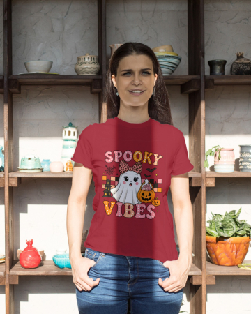 Colectia Halloween - Tricou unisex 100% bumbac colectia Spooky Halloween