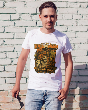 Colectia Halloween - Tricou unisex 100% bumbac colectia Spooky Halloween