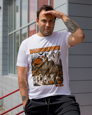 Colectia Halloween - Tricou unisex 100% bumbac colectia Spooky Halloween