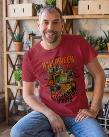 Colectia Halloween - Tricou unisex 100% bumbac colectia Spooky Halloween
