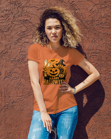 Pentru femei - Tricou unisex 100% bumbac colectia Spooky Halloween