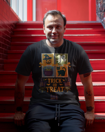 Colectia Halloween - Tricou unisex 100% bumbac colectia Spooky Halloween