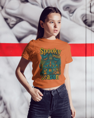 Colectia Halloween - Tricou unisex 100% bumbac colectia Spooky Halloween