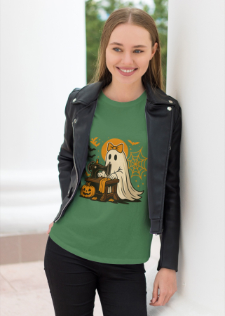 Pentru femei - Tricou unisex 100% bumbac colectia Spooky Halloween