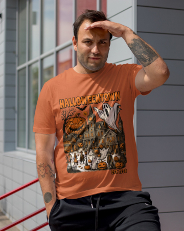 Colectia Halloween - Tricou unisex 100% bumbac colectia Spooky Halloween