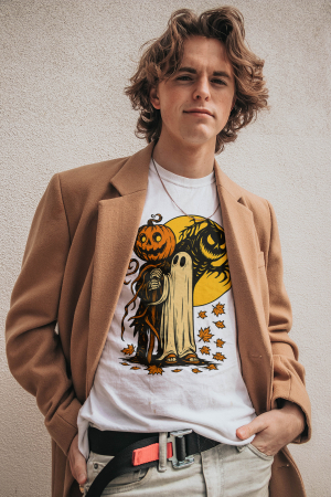 Colectia Halloween - Tricou unisex 100% bumbac colectia Spooky Halloween
