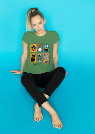 Pentru barbati - Tricou unisex 100% bumbac colectia Spooky Halloween