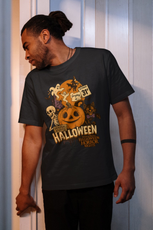Colectia Halloween - Tricou unisex 100% bumbac colectia Spooky Halloween