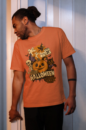 Colectia Halloween - Tricou unisex 100% bumbac colectia Spooky Halloween