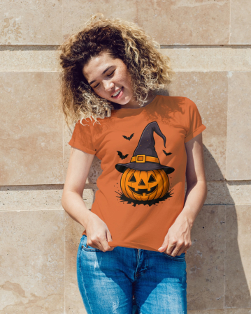 Pentru femei - Tricou unisex 100% bumbac colectia Spooky Halloween