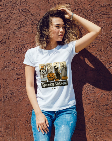 Colectia Halloween - Tricou unisex 100% bumbac colectia Spooky Halloween