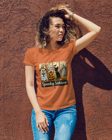 Colectia Halloween - Tricou unisex 100% bumbac colectia Spooky Halloween