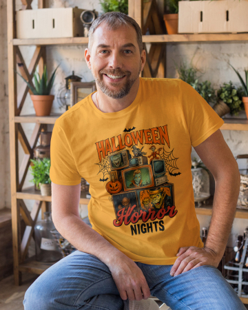 Colectia Halloween - Tricou unisex 100% bumbac colectia Spooky Halloween