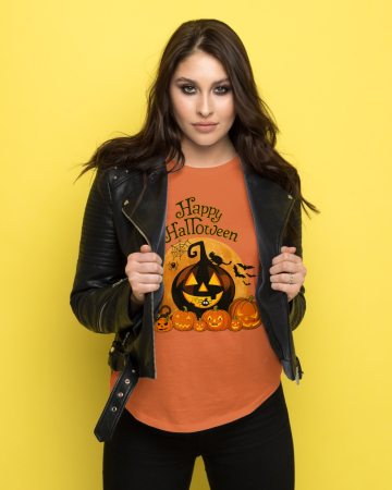 Pentru femei - Tricou unisex 100% bumbac colectia Spooky Halloween