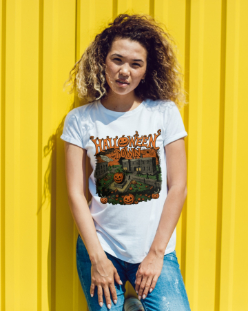 Colectia Halloween - Tricou unisex 100% bumbac colectia Spooky Halloween