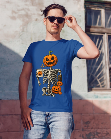Pentru barbati - Tricou unisex 100% bumbac colectia Spooky Halloween