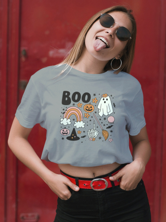 Colectia Halloween - Tricou unisex 100% bumbac colectia Spooky Halloween