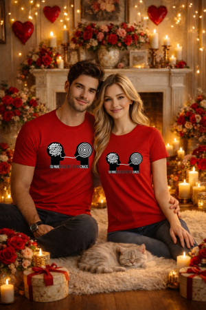 Tricouri unisex - Tricou unisex 100% Bumbac personalizat Colectia Valentine’s Day, Dragobete, cadou cupluri