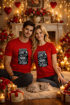Tricouri unisex - Tricou unisex 100% Bumbac personalizat Colectia Valentine’s Day, Dragobete, cadou cupluri