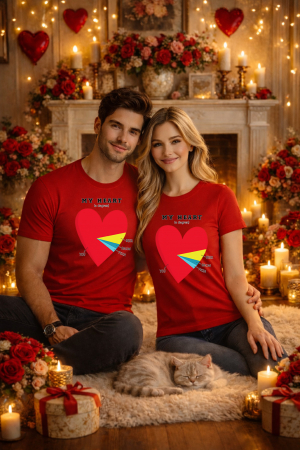 Tricouri unisex - Tricou unisex 100% Bumbac personalizat Colectia Valentine’s Day, Dragobete, cadou cupluri