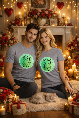 Tricouri unisex - Tricou unisex 100% Bumbac personalizat Colectia Valentine’s Day, Dragobete, cadou cupluri