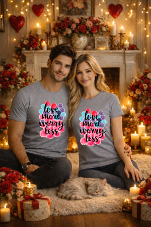 Tricouri unisex - Tricou unisex 100% Bumbac personalizat Colectia Valentine’s Day, Dragobete, cadou cupluri