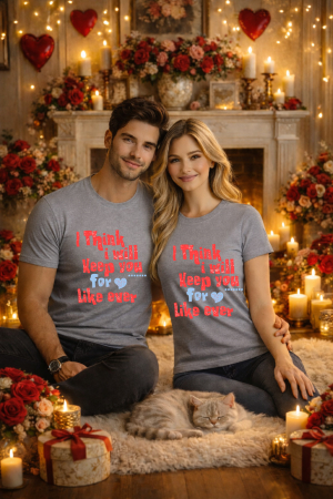Tricouri unisex - Tricou unisex 100% Bumbac personalizat Colectia Valentine’s Day, Dragobete, cadou cupluri