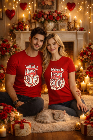 Tricouri unisex - Tricou unisex 100% Bumbac personalizat Colectia Valentine’s Day, Dragobete, cadou cupluri