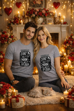 Tricouri unisex - Tricou unisex 100% Bumbac personalizat Colectia Valentine’s Day, Dragobete, cadou cupluri