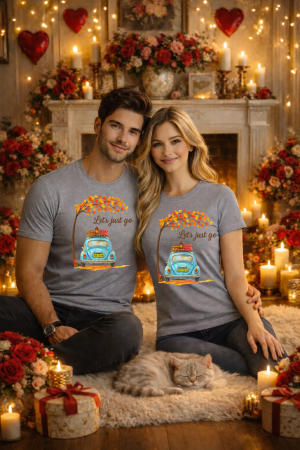 Valentine's Day - Tricou unisex 100% Bumbac personalizat Colectia Valentine’s Day, Dragobete, cadou cupluri