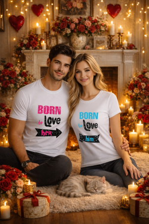 Tricouri unisex - Tricou unisex 100% Bumbac personalizat Colectia Valentine’s Day, Dragobete, cadou cupluri
