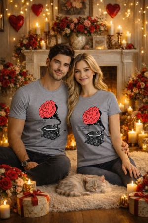 Tricouri unisex - Tricou unisex 100% Bumbac personalizat Colectia Valentine’s Day, Dragobete, cadou cupluri