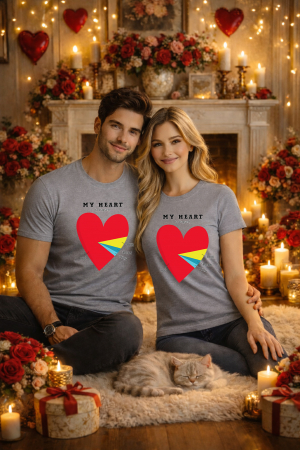Tricouri unisex - Tricou unisex 100% Bumbac personalizat Colectia Valentine’s Day, Dragobete, cadou cupluri
