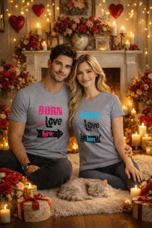 Tricouri unisex - Tricou unisex 100% Bumbac personalizat Colectia Valentine’s Day, Dragobete, cadou cupluri