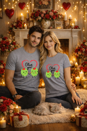Tricouri unisex - Tricou unisex 100% Bumbac personalizat Colectia Valentine’s Day, Dragobete, cadou cupluri