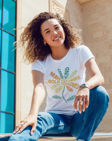 Colectia Flower Power - Tricou personalizat premium 100% bumbac