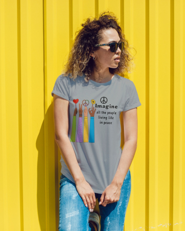 Colectia Flower Power - Tricou personalizat premium 100% bumbac