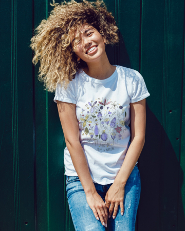 Colectia Flower Power - Tricou personalizat premium 100% bumbac