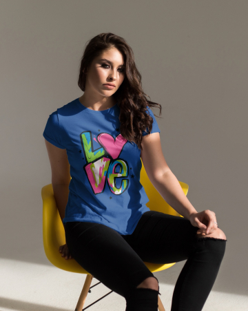 Colectia Flower Power - Tricou personalizat premium 100% bumbac